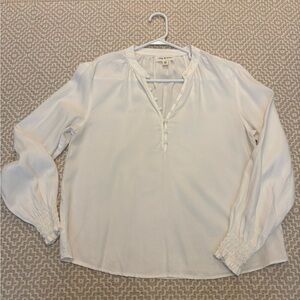 CLOTH & STONE HENLEY SHIRT WHITE
Size: S